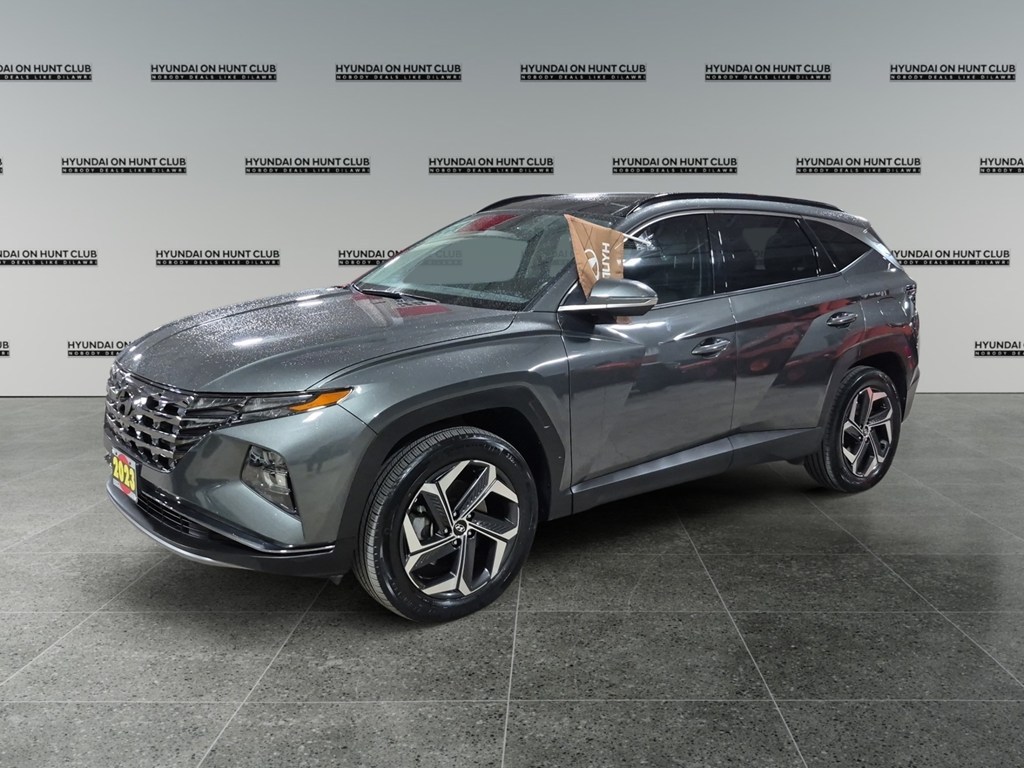 Gray 2023 Hyundai Tucson Hybrid SUV / Crossover  Automatic