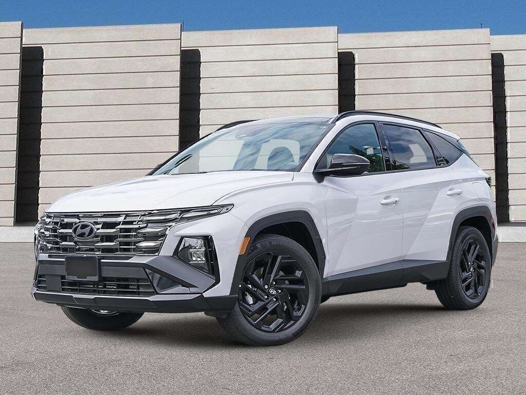 Crystal White 2026 Hyundai Tucson Hybrid SUV / Crossover  Automatic