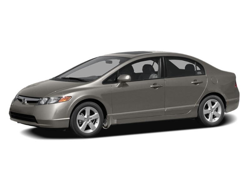 2008 Honda Civic 4dr Auto LX Galaxy Grey Metallic  Shot 2