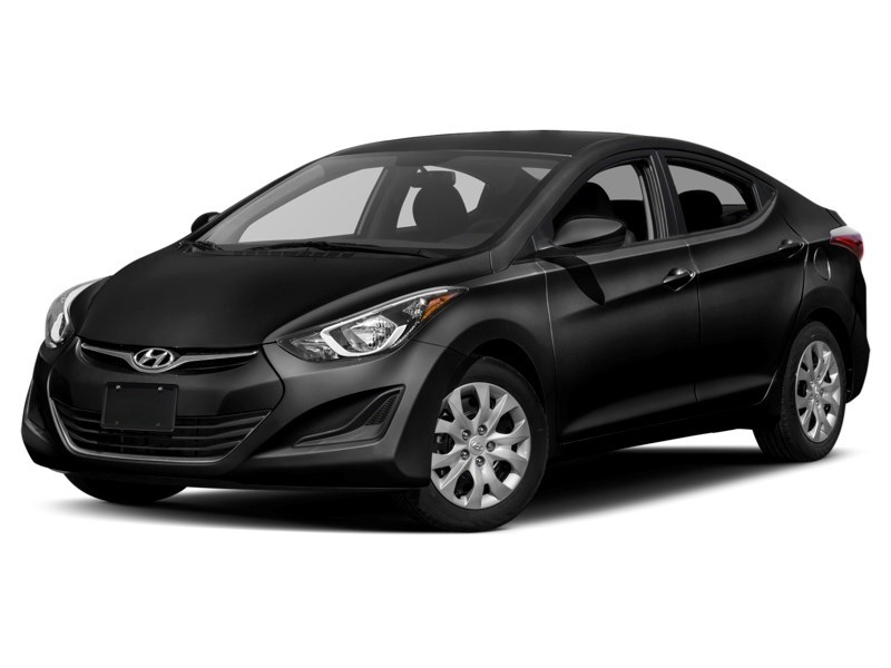 2015 Hyundai Elantra 4dr Sdn Auto GL Black Noir Pearl Metallic  Shot 1