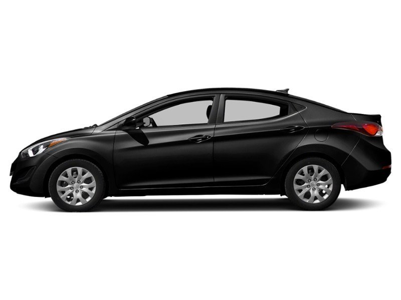 2015 Hyundai Elantra 4dr Sdn Auto GL Black Noir Pearl Metallic  Shot 3