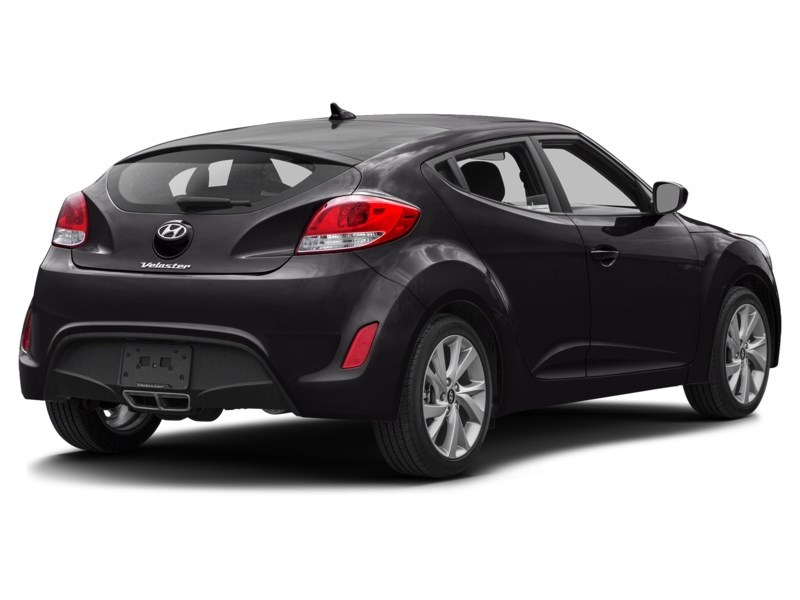 2016 Hyundai Veloster 3dr Cpe Auto Tech Ultra Black Pearl  Shot 2
