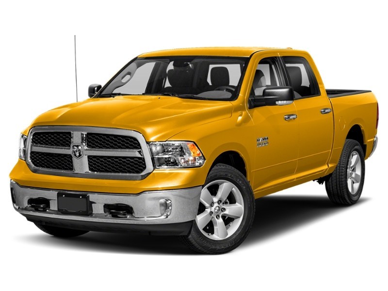 2017 RAM 1500 4WD Crew Cab 140.5" Big Horn Detonator Yellow Clearcoat  Shot 178