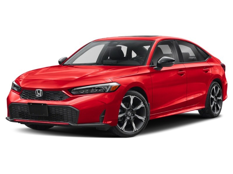 2025 Honda Civic Hybrid Sport Touring eCVT Rallye Red  Shot 4