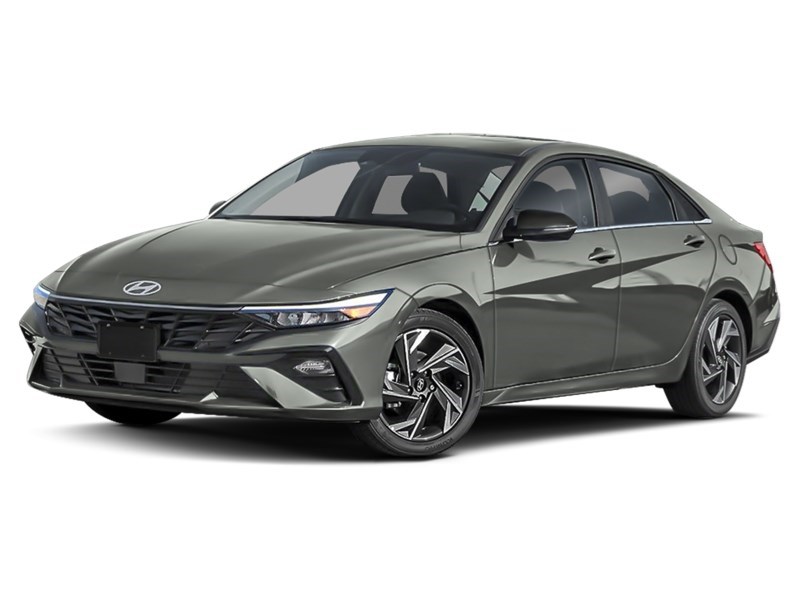 2026 Hyundai Elantra HEV Luxury Sedan w/Two-Tone Interior Amazon Grey  Shot 9