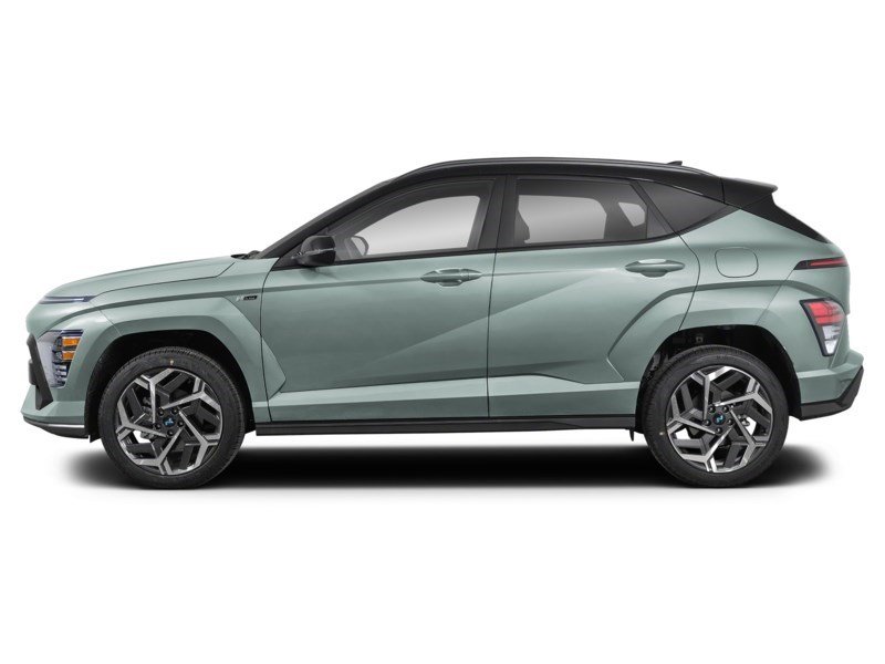 2025 Hyundai Kona 1.6T N Line AWD w/Two-Tone Roof Mirage Green w/Abyss Black Roof  Shot 13