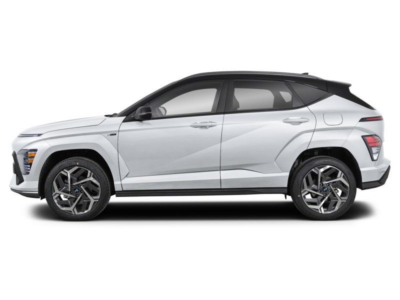 2025 Hyundai Kona 1.6T N Line AWD w/Two-Tone Roof Atlas White w/Abyss Black Roof  Shot 17