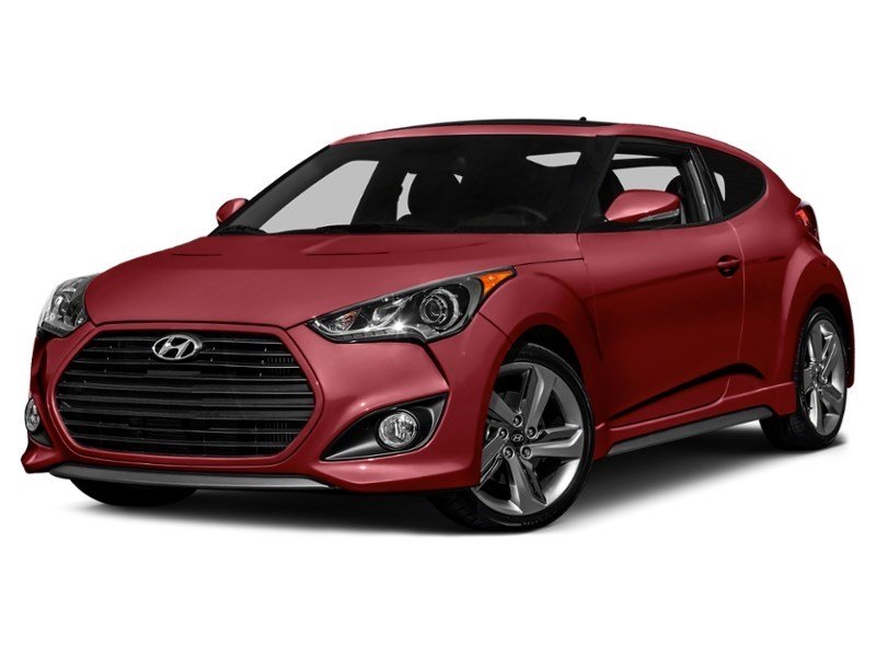 2014 Hyundai Veloster 3dr Cpe Auto Turbo Boston Red Metallic  Shot 1