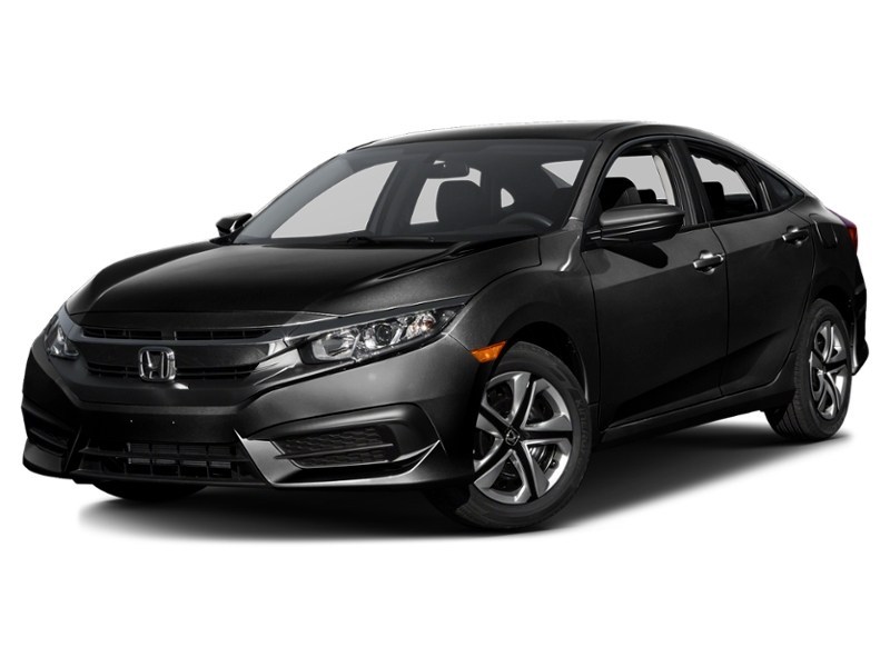 2016 Honda Civic 4dr CVT LX Crystal Black Pearl  Shot 1