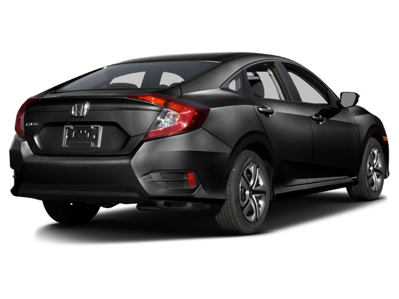 2016 Honda Civic 4dr CVT LX Crystal Black Pearl  Shot 6