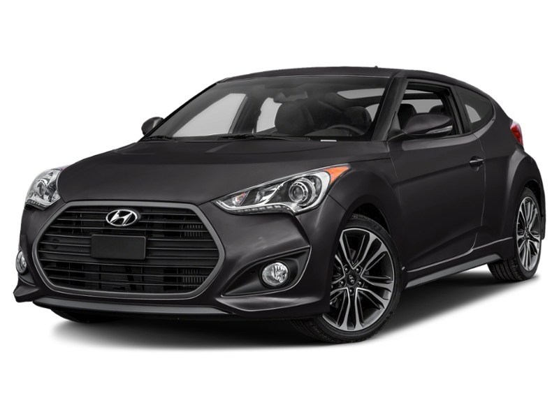 2016 Hyundai Veloster 3dr Cpe Man Turbo Ultra Black Pearl  Shot 1