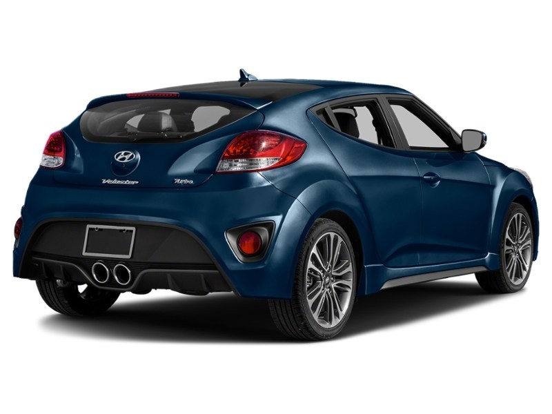 2016 Hyundai Veloster 3dr Cpe Man Turbo Pacific Blue Pearl  Shot 30