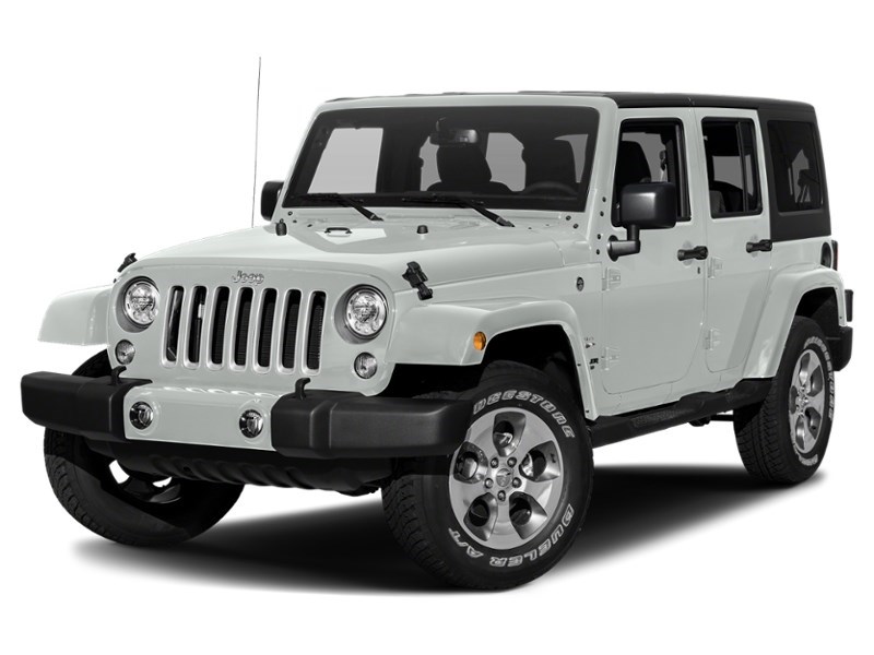 2018 Jeep Wrangler JK Unlimited Sahara 4x4 Bright White  Shot 1