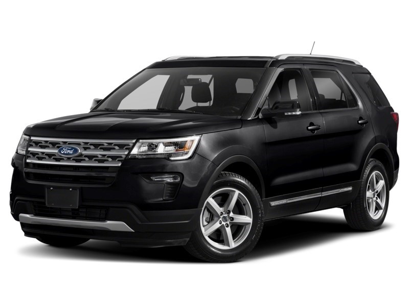 2018 Ford Explorer XLT 4WD Shadow Black  Shot 4