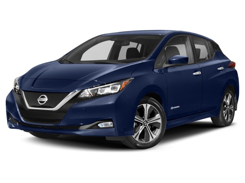 2018 Nissan LEAF S Hatchback Deep Blue Pearl  Shot 1