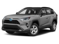 2021 Toyota RAV4 Hybrid Hybrid XLE AWD Silver Sky Metallic w/Black Roof  Shot 4