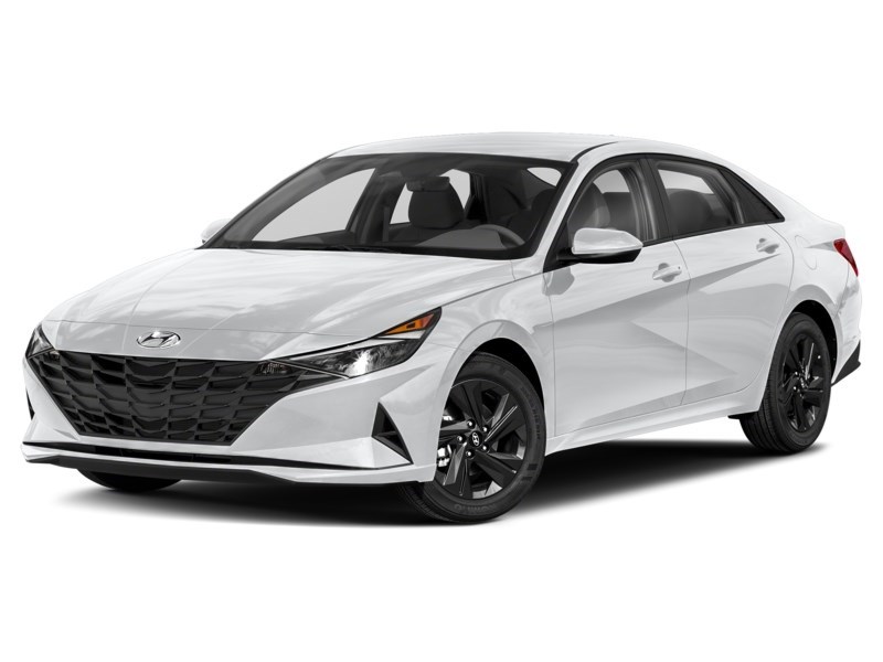 2021 Hyundai Elantra Preferred IVT w/Sun & Tech Package Polar White  Shot 1