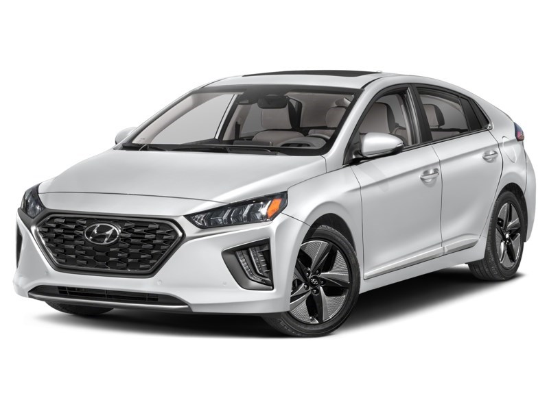 2021 Hyundai Ioniq Hybrid Ultimate Hatchback Polar White  Shot 4