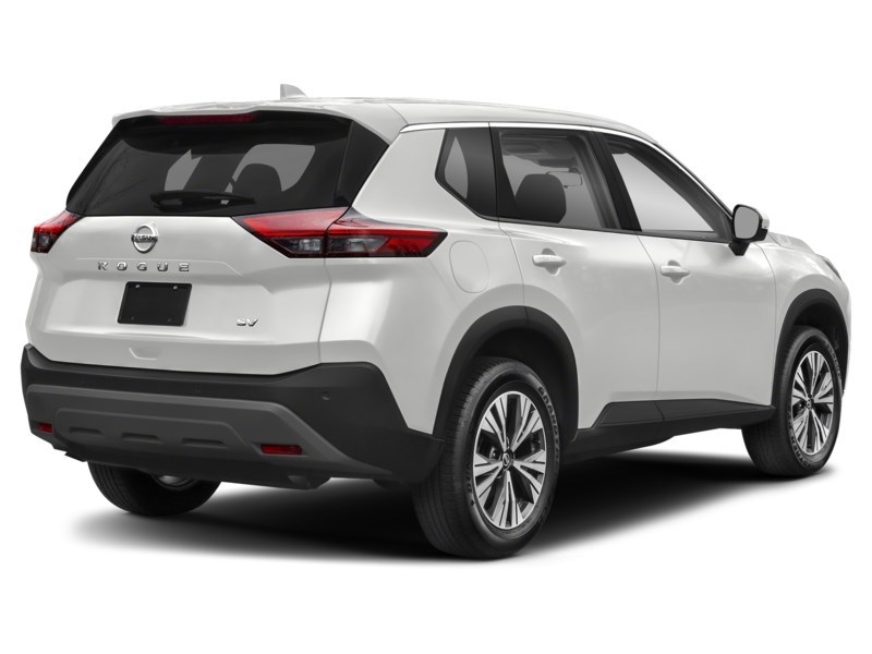 2021 Nissan Rogue AWD SV Pearl White Pearl Metallic  Shot 2