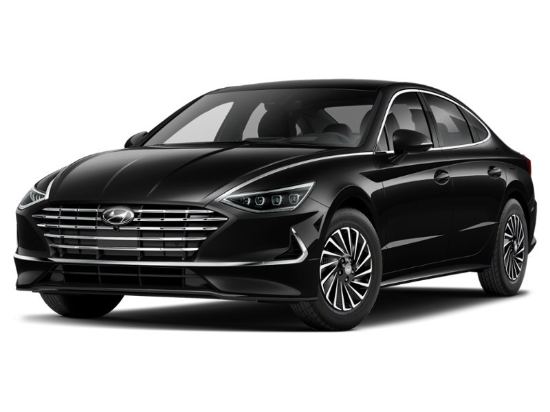 2023 Hyundai Sonata Hybrid Ultimate Sedan Abyss Black  Shot 2