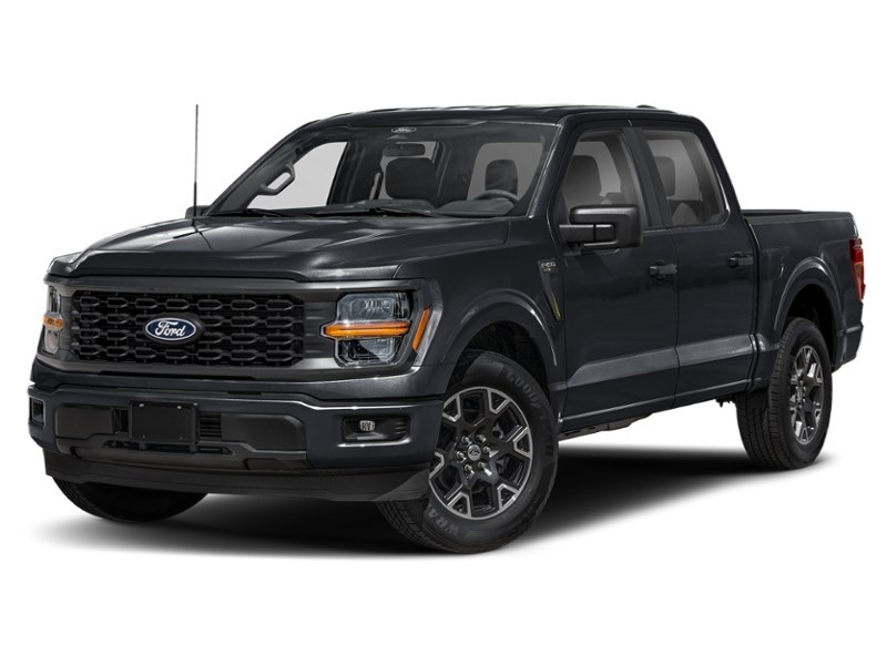 2024 Ford F-150 STX 4WD SuperCrew 5.5' Box Agate Black Metallic  Shot 1