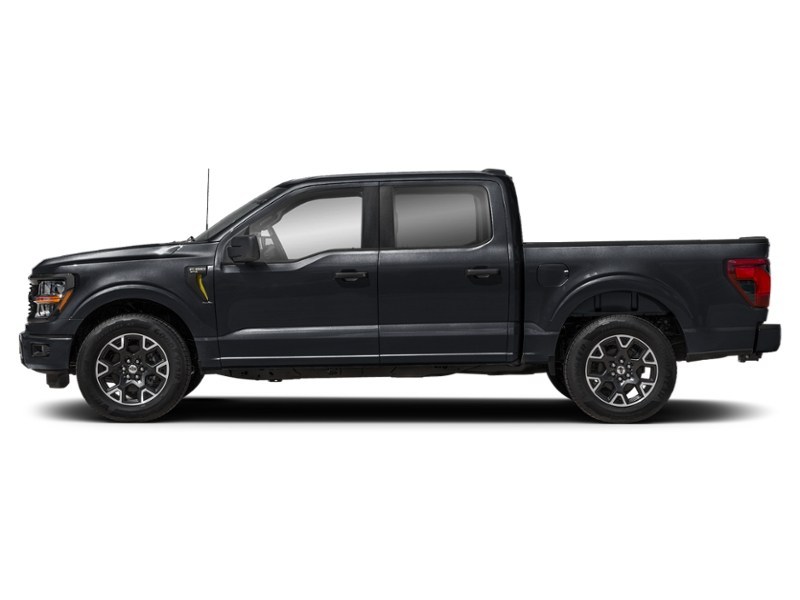 2024 Ford F-150 STX 4WD SuperCrew 5.5' Box Agate Black Metallic  Shot 3