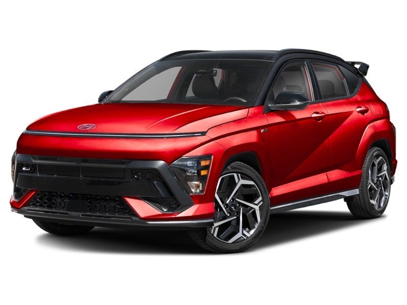 2024 Hyundai Kona 1.6T N Line AWD w/Two-Tone Roof Ultimate Red w/Abyss Black Roof  Shot 8