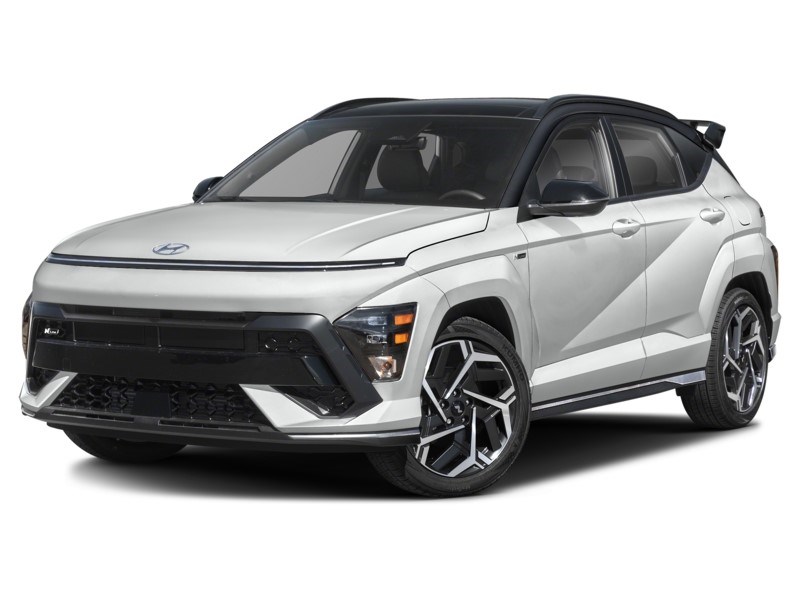 2025 Hyundai Kona 1.6T N Line AWD w/Two-Tone Roof Atlas White w/Abyss Black Roof  Shot 25