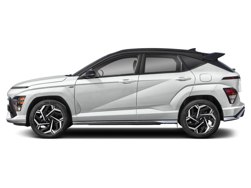 2025 Hyundai Kona 1.6T N Line AWD w/Two-Tone Roof Atlas White w/Abyss Black Roof  Shot 27