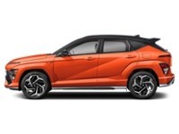2024 Hyundai Kona 1.6T N Line AWD w/Two-Tone Roof Soultronic Orange w/Abyss Black Roof  Shot 28