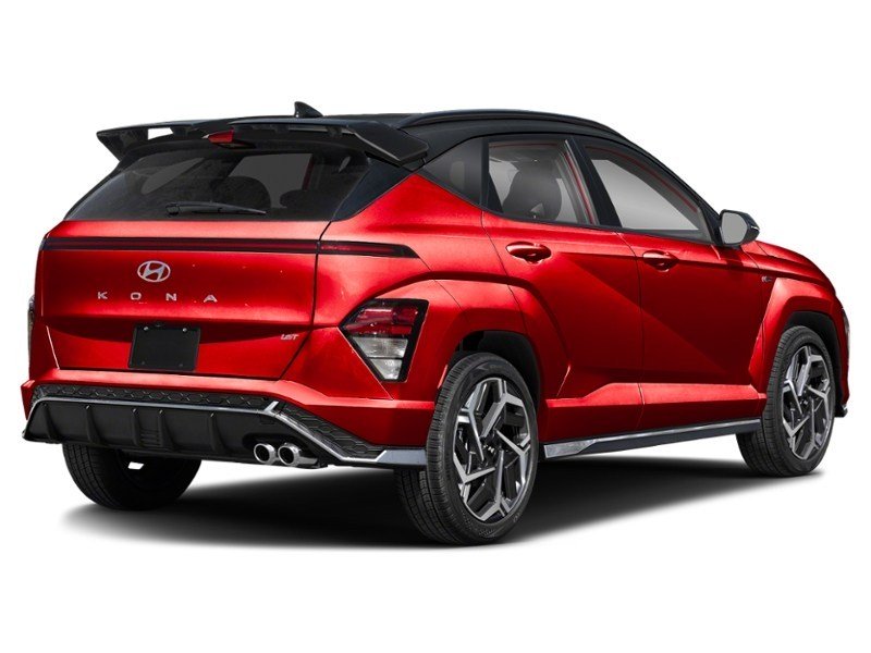 2024 Hyundai Kona 1.6T N Line AWD w/Two-Tone Roof Ultimate Red w/Abyss Black Roof  Shot 13